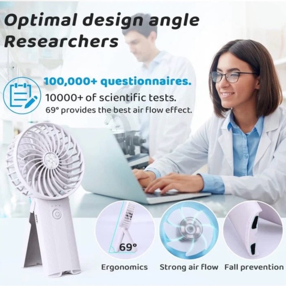 Portable Handheld Fan - Picture 4 of 5